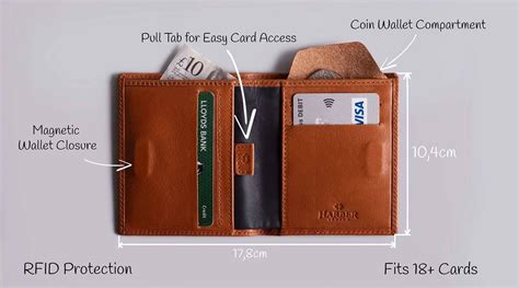 harber london leather bi-fold wallet with rfid protection|leather bifold wallet.